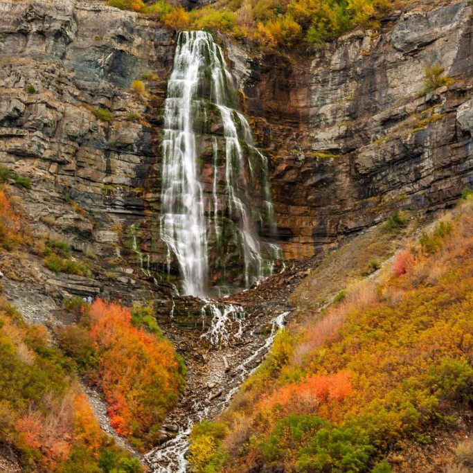 Utah-Provo-Bridal Veil Falls